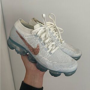 White & Blue Nike VaporMax